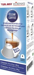 Turmix Clean Coffee für Nespressomaschinen Reiningungskapseln 8 Stück