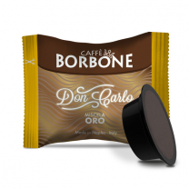 Caffè Borbone Don Carlo miscela oro compatibile Lavazza A Modo 100 capsule